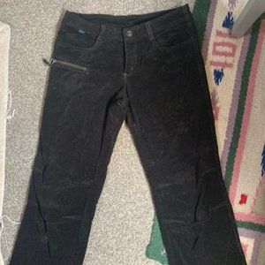 KUHL Black Corduroy. Jeans size 4 Regular size
